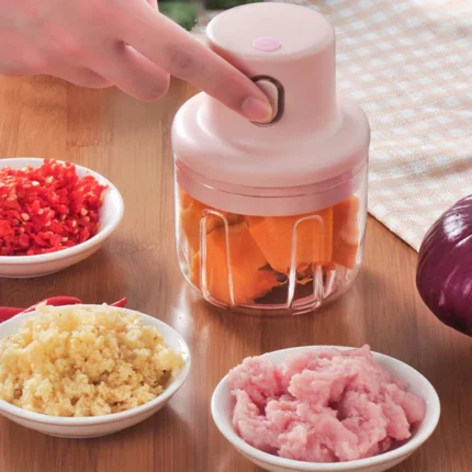 Mini Garlic Chopper – Manual Food Chopper for Quick & Easy Cutting